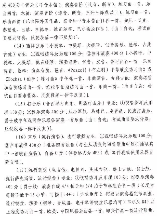 四川省2019年普通高校艺体类专业招生简介 | 戏剧、音乐