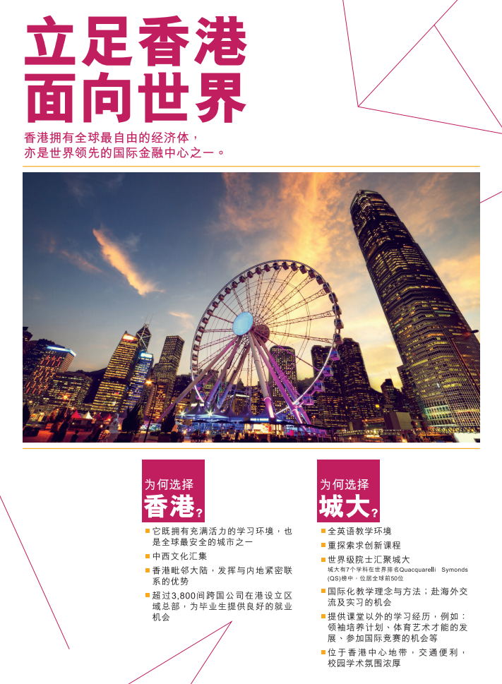 香港城市大学2019年内地本科招生简章